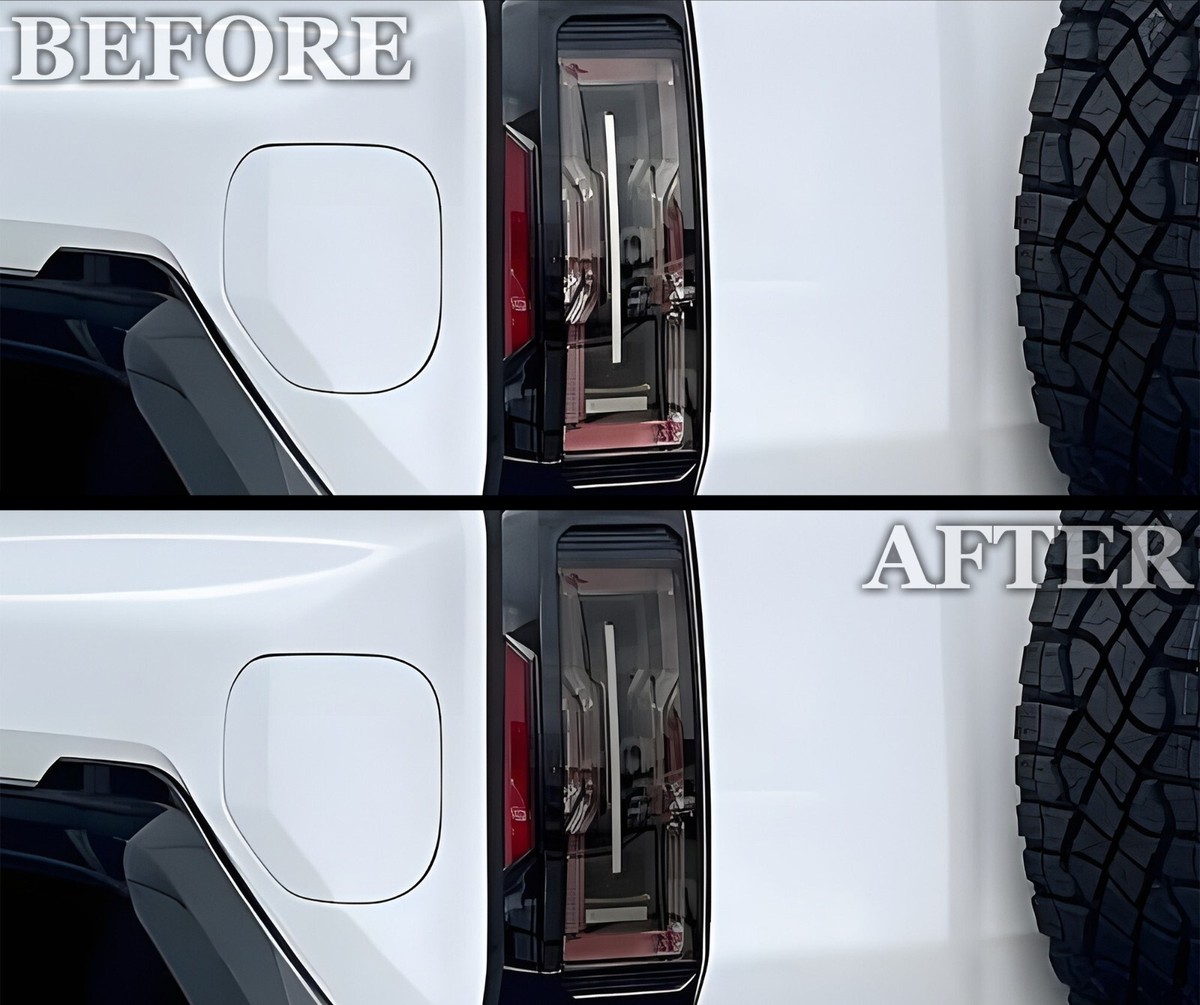 Pre-Cut Dark Smoke TPU Tint Film For Hummer EV Headlights & Fog Lights (2022-2025) - 2-Piece Protective Overlay