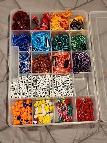 Kids Craft Beads, Variety Lettering, Crafting Beads for Bracelets and Necklaces