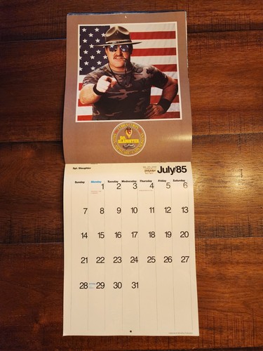 Offizieller WWF 1985 Kalender Hulk Hogan, Andre The Giant, Roddy Piper - Bild 9 von 16