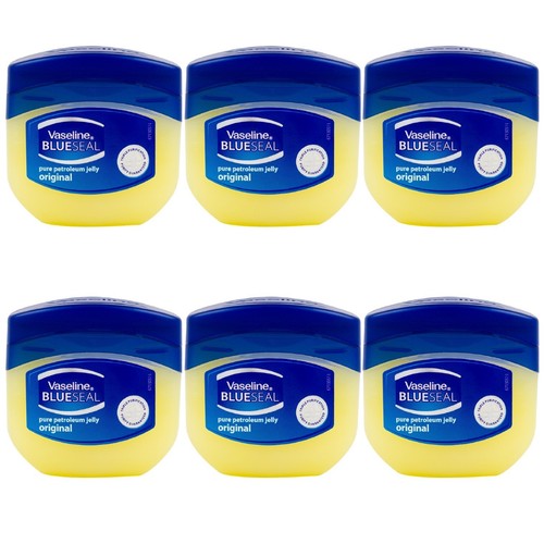 6 Pack Vaseline Blue Seal Rich Conditioning Petroleum Healing Jelly Cream 100 mL