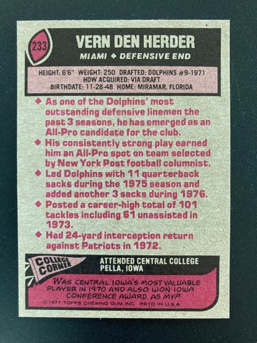 1977 Topps Football Cards #200-299 Pick from photos .10¢ shipping after 1st one! - Picture 85 of 265