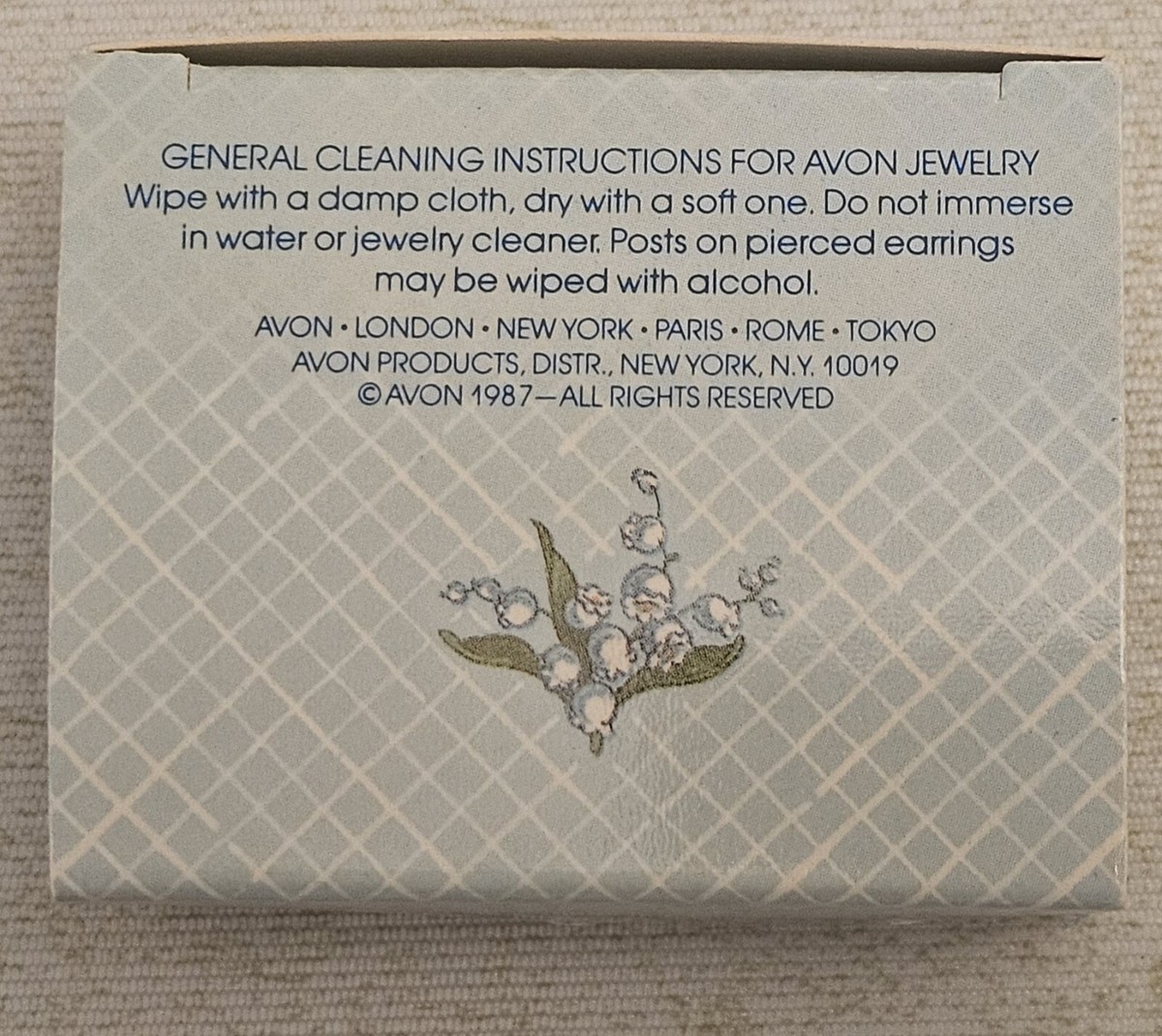 Vintage Avon February Violet Birthday Bouquet Brooch Pin With Box View 6