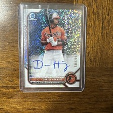 2022 Bowman Chrome Prospects Darell Hernaiz Speckle Auto /299 CPA-DHZ Os As