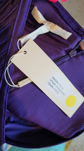 Nuevo con etiquetas Halston Heritage Vestido Púrpura Maxi Vestido - Imagen 7 de 8