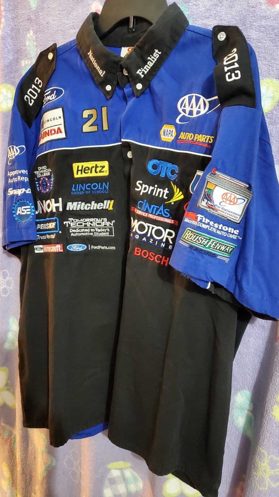 Speed Zone Race Gear Shirt 2013 Student Auto Skills N… Gem