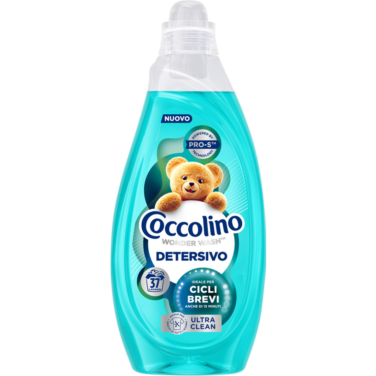 COCCOLINO LIQUIDO LAVATRICE 37MIS.UL.CLEAN 2 PEZZI