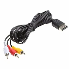 LOT - 10x AV Video Audio Composite RCA Cable Cord for Sega Dreamcast Console A/V