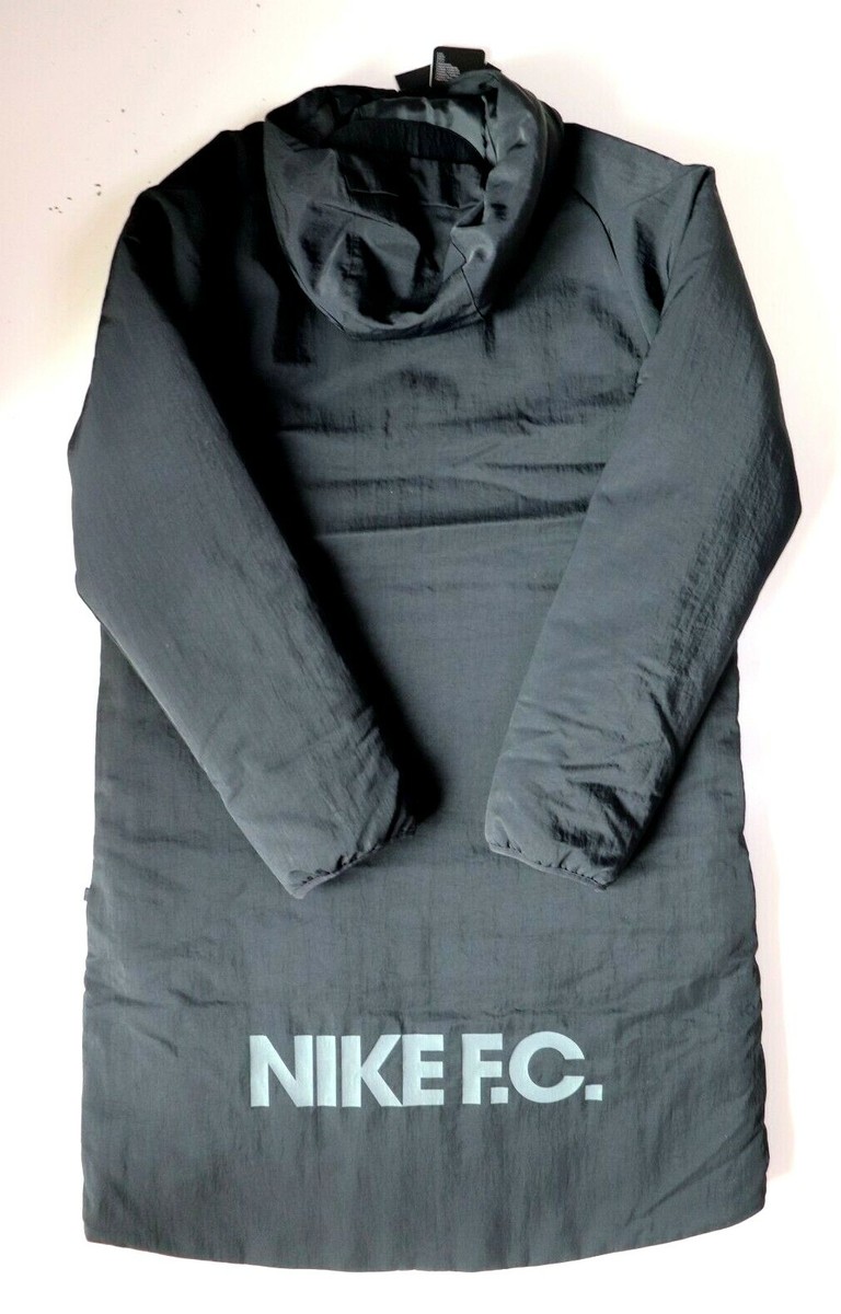 NIKE FC SYNTHETIC FILLHOODED FOOTBALL WATERPROOF LONG JACKET