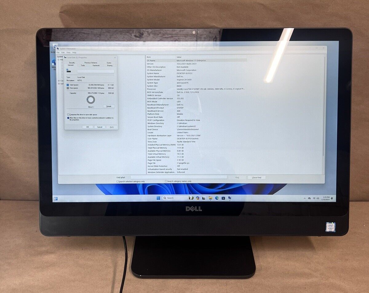 Dell Inspiron 24 5459 FHD TOUCH AIO, i7-6700T @2.8GHz, 12GB RAM, 1TB HDD, Win 11 | eBay Dell Inspiron 24 5459 FHD TOUCH AIO, i7-6700T @2.8GHz, 12GB RAM, 1TB HDD, Win 11 | eBay