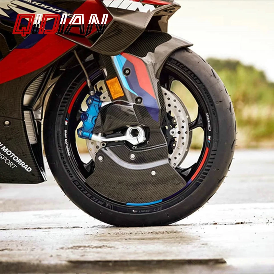 Guardabarros delantero de fibra de carbono para motocicleta compatible con 2019-2025 M1000RR S1000RR Foto 2 de 4