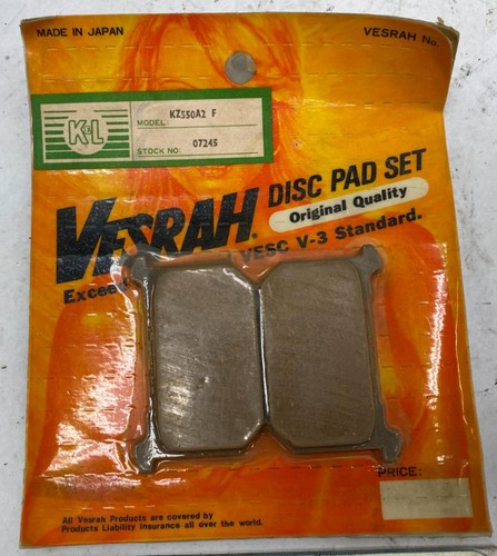 Vesrah Motorcycle Brake Pads KZ550A2-F 07245 - Picture 2 of 6