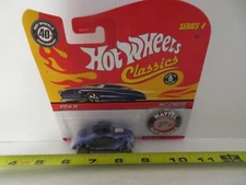 Hot Wheels Classics #12 Series 4 Neet Streeter Blue with Button 2007 MOC