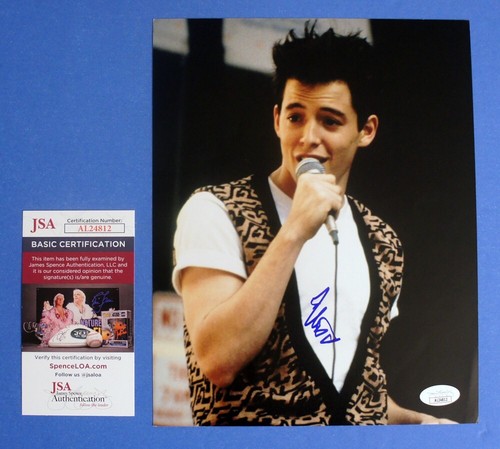 JSA Cert! MATTHEW BRODERICK SIGNED - Ferris Bueller 8x10 Color Parade Photo!