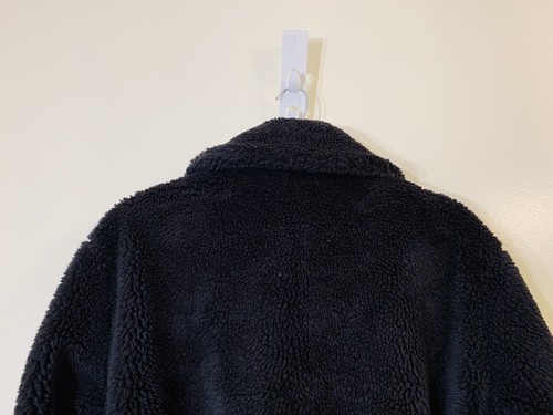 UGG Alesandra Kunstfell Gürtel Wickelmantel Tarr schwarz Neu mit Etikett Größe S/M $ 348,00 - Bild 8 von 8