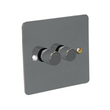 CED Black Nickel Switches & Sockets Flat Range - Axiom Electrical Flatplate