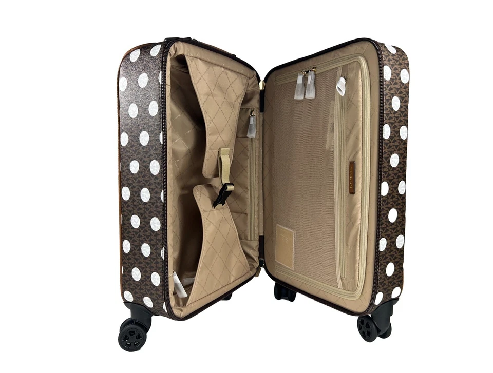 Michael Kors Travel Small Signature Trolley Rolling Suitcase Carry On - Image 4 of 4