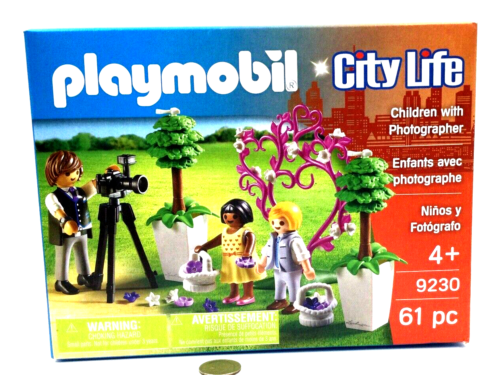 Playmobil 9230 Children & Photographer Boy in Suit Girl African American Sealed