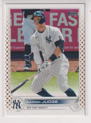 Aaron Judge 2022 Topps Baseball Gold Stars Version Card # 99 MVP $1.00 Shipping