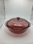 PYREX Amber baking bowl with lid