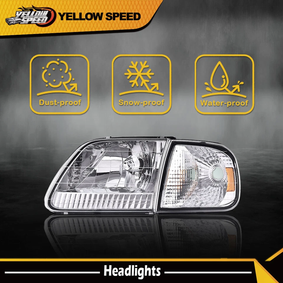 Faros de estacionamiento + luces de señalización aptos para Ford F150 Expedition 1997-2003 Foto 4 de 4