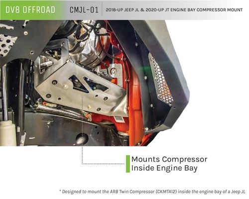Air Suspension Compressor Mount Fits 2020-2021 Jeep Gladiator - 第 24/24 張圖片