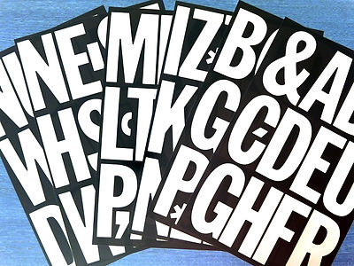  4 Zoll (100 mm) Weiß Selbstklebend Vinyl Buchstaben-Aufkleber Schilder Einfache Anwendung Zum Selbermachen