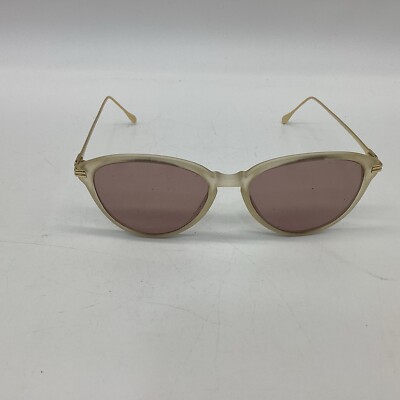 Vintage Gianfranco Ferre GFF 186 83V 53-17 Light Brown Gold Sunglasses Frame