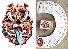 Playing Cards (Poker Deck 54 Cards) UNIQUE MONSTERS Vintage Wolverton & Wood 142