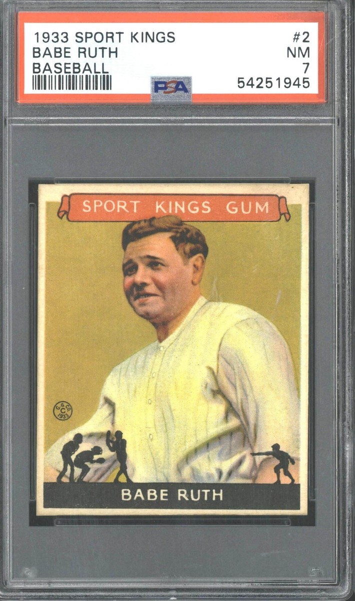 1933 Sport Kings #2 Babe Ruth - PSA 7 | eBay 1933 Sport Kings #2 Babe Ruth - PSA 7 | eBay