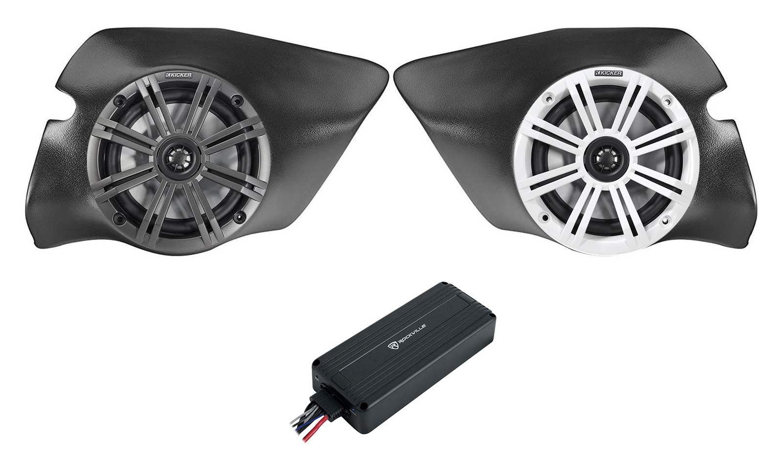 Kicker Kick Panel SpeakersBluetooth Amp For 2014-17 Polaris RZR 1000900STurbo 6349000₽