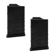 LOT (2) MDT 10 Round Poly AICS Mag, .308 Win / 6.5 Creedmoor, Black - 104447-BLK