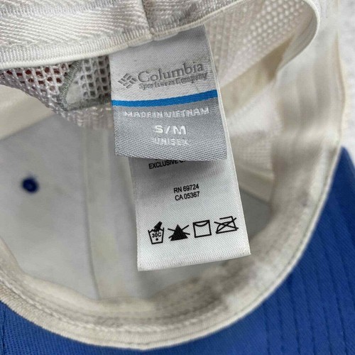 Columbia PFG Passform Truckermütze Erwachsene Größe S/M Angeln Marlinblau Outdoor Papa - Bild 8 von 9