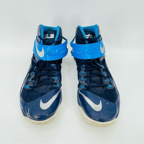Nike LeBron Zoom Soldier 8 Midnight Navy Blue Sneakers Men's - Picture 2 of 13