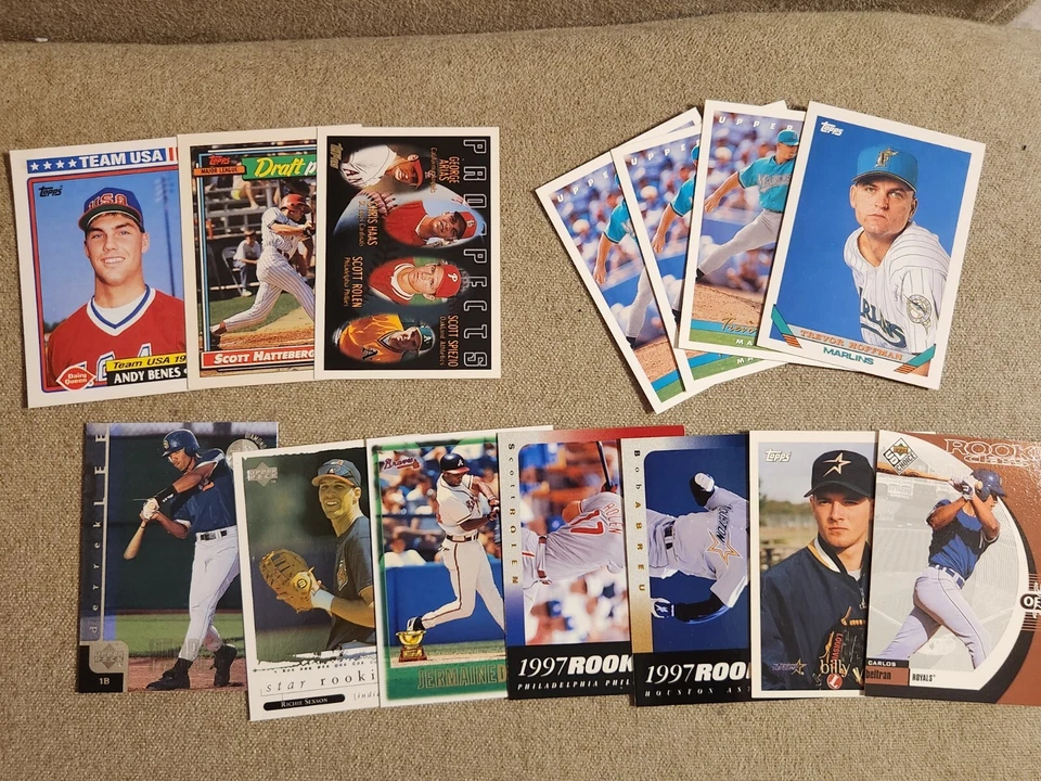 批量 1000 多张棒球卡! 大量的新秀、折射器等! 请阅读 — 第 4/4 张图片