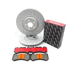 Für Mercedes E63 AMG W212 S212 Bremsscheiben Vorne Beläge Kleidung Sensor 360mm
