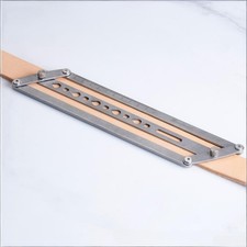Verstellbare Leder Lochführung Zentrierlineal für DIY Handwerksarbeiten