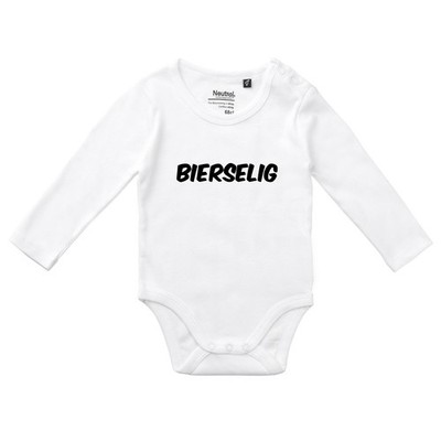 Baby Body Bierselig Schriftzug Geschenkidee Bierselig Geschenk Präsent Mitbrings