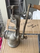Vintage Hand Crank Meat Grinder