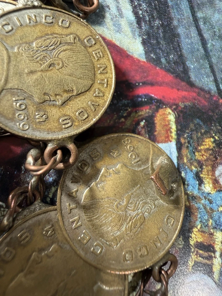 PULSERA MONEDA MÉXICO ESTADO UNIDOS CINCO CENTAVOS, NECESITA REPARACIÓN, SE VENDE TAL CUAL Foto 4 de 4