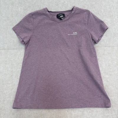 APC Rue Madame T-Shirt Logo Women's Small Pink RTL 93$