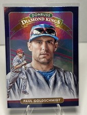 2020 Panini Donruss - Diamond Kings Paul Goldschmidt #25 Holo Blue