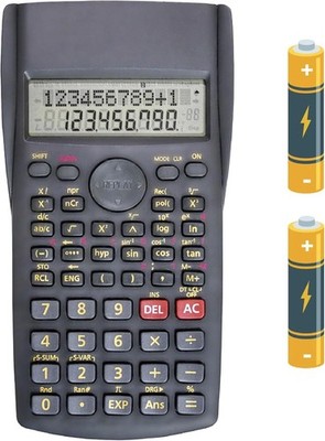 YEBMoo Wissenschaftlicher Taschenrechner 2 Zeilen Multifunktion für Schule Technik Konto