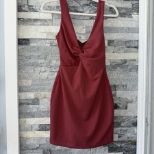 LULUS Pink Party Club Dance Dress Size S Small Sm Knot Sleeveless Sexy Magenta
