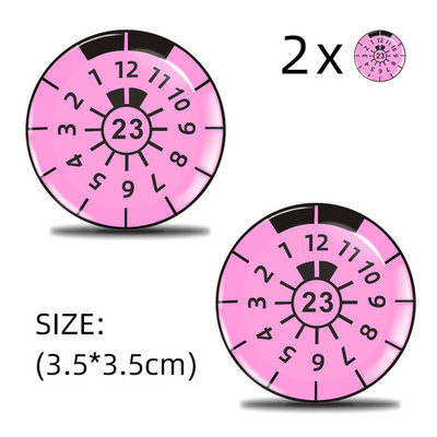 Set of 2 German Stadt Number Plate Silicone Resin Badge 3D Domed Seal Stickers..