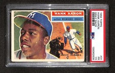 1956 Topps #31 Hank Aaron HOF  DP PSA 1.5 FAIR C105555
