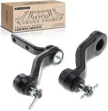 A-Premium Set of 2, Front Idler Arm, Pitman Arm, Compatible with Chevrolet & ...