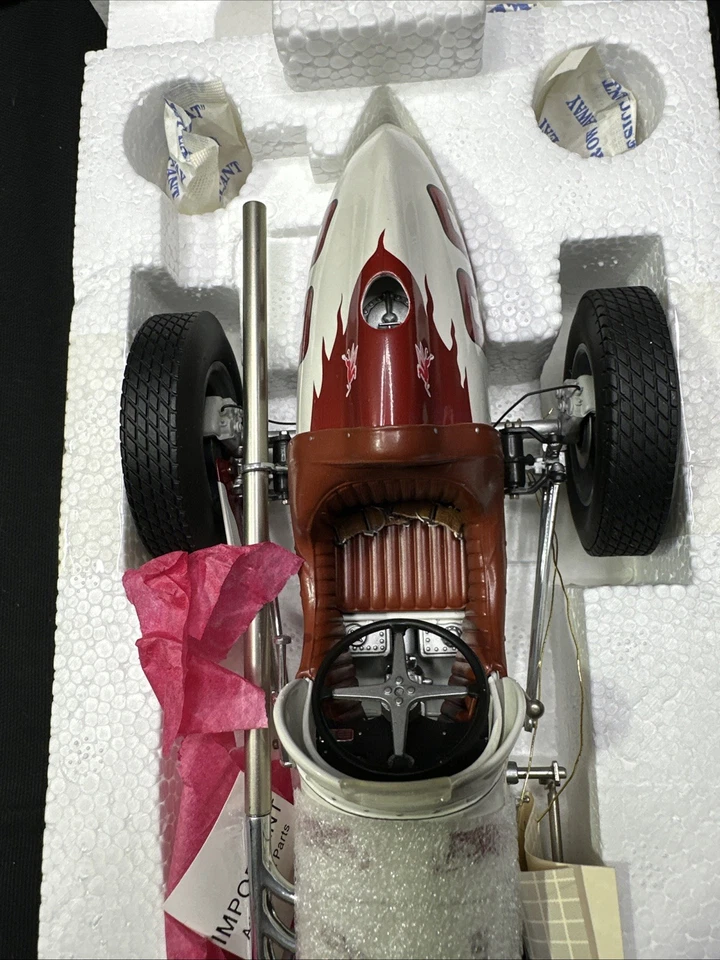 FRANKLIN MINT PRECISION 1:16 DIE CAST #98 AGAJANIAN SPECIAL LIMITED EDITION CAR - Image 4 of 4