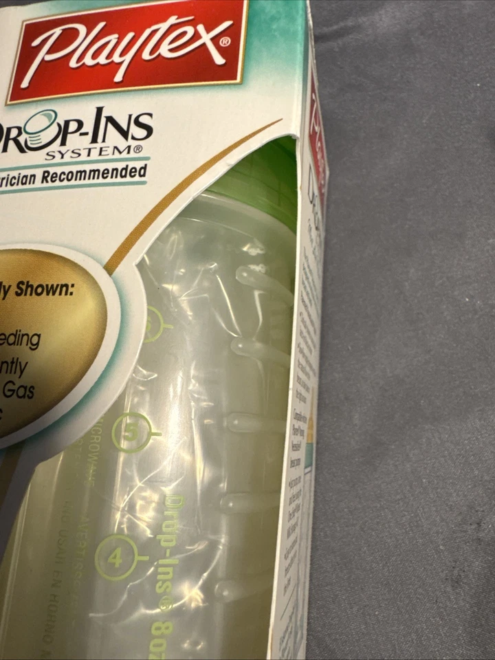 Lote De 2 De Colección Playtex Baby Nurser 8 OZ Kit De Prueba Forros Para Pezones 2005 Forro Verde Foto 2 de 4