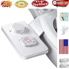 Non-Electric Dual Nozzle Bidet Attachment for a Cleaner, Healthier Bathroom