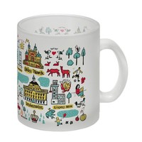 Ludwigsburg Wimmelbild Glas Tasse - Ludwigsburg